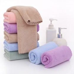 Manufacturer's high-density coral fleece face towels for foreign trade gift boxes, advertising couples' labor protection products, and embroidered logos.