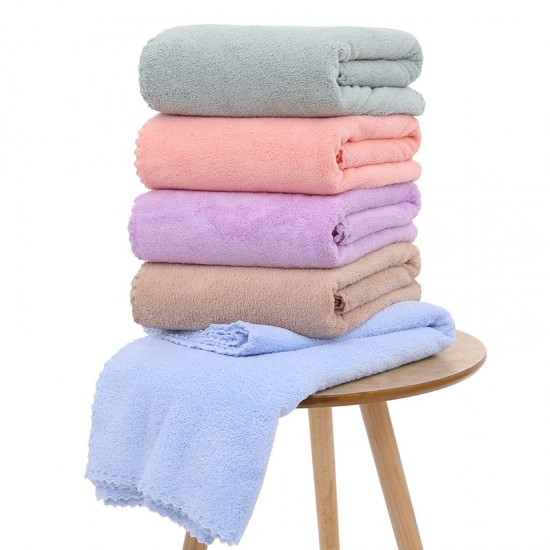 Solid coral fleece bath towels, absorbent and soft, suitable for bathing, gyms, and hotels, daily use, couples' gift. Solid coral fleece bath towels, absorbent and soft, suitable for bathing, gyms, and hotels, daily use, couples' gift.