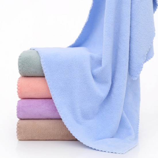 Solid coral fleece bath towels, absorbent and soft, suitable for bathing, gyms, and hotels, daily use, couples' gift. Solid coral fleece bath towels, absorbent and soft, suitable for bathing, gyms, and hotels, daily use, couples' gift.
