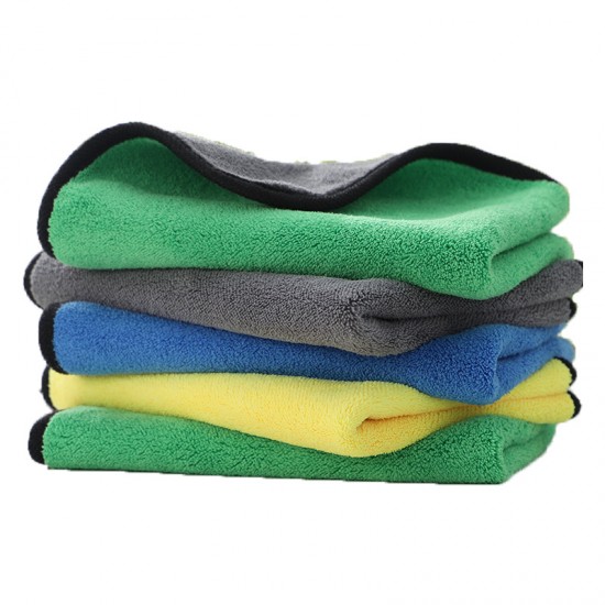 New car towels, thickened, absorbent, car wash towels, high-density coral fleece, double-sided logo. New car towels, thickened, absorbent, car wash towels, high-density coral fleece, double-sided logo.