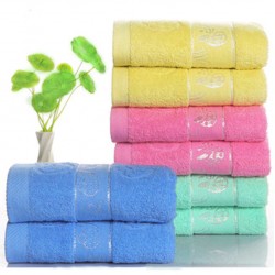 Untwisted cotton face towels, wholesale for making gifts and promotional giveaways