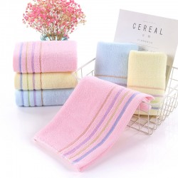 Solid cotton towels, soft, absorbent, home use, and corporate gift towels, wholesale, custom textiles