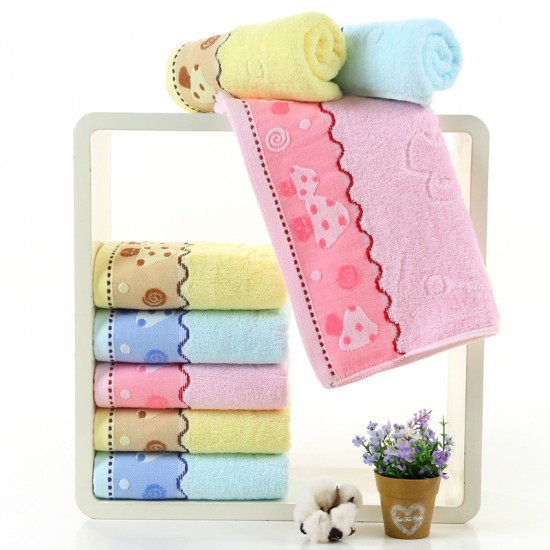 Cotton face towels wholesale, custom logos for gifts and promotional giveaways