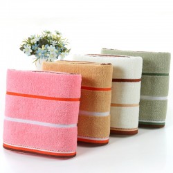 Wholesale cotton bath towels 70*140 Solid cotton, thickened, absorbent, 32-ply, new custom bath towels.