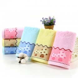 Cotton face towels wholesale, custom logos for gifts and promotional giveaways