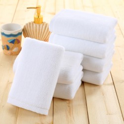 21-strand, 120g, pure white cotton towels for hotels, hotel linens, absorbent cotton towels with custom logos