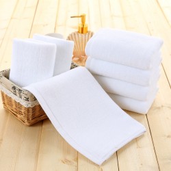 21-strand, 150g, white cotton towels for hotels Towels, hotel linens, and daily necessities, absorbent towels, custom-made for hotel linens and daily necessities.
