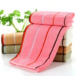 Thick, absorbent, unisex cotton face towels, supermarket manufacturer's custom logos for return gifts and advertising