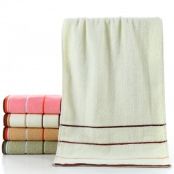 Thick, absorbent, unisex cotton face towels, supermarket manufacturer's for return gifts and advertising