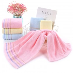 Solid cotton towels, soft, absorbent, home use, and corporate gift towels, wholesale, custom textiles