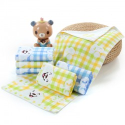 Cotton face towels wholesale for supermarkets, daily necessities, gifts, and bear gauze fabric towels