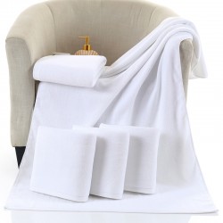 21-strand, 400g, lint-free bath towels, five-star hotels, hotel linens, and beauty salons, custom logo processing