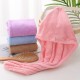 Manufacturer's new solid-color coral fleece shower caps with absorbent, thickened, and embroidered hair drying caps for promotional distribution Manufacturer's new solid-color coral fleece shower caps with absorbent, thickened, and embroidered hair drying caps for promotional distribution