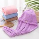 Manufacturer's new solid-color coral fleece shower caps with absorbent, thickened, and embroidered hair drying caps for promotional distribution Manufacturer's new solid-color coral fleece shower caps with absorbent, thickened, and embroidered hair drying caps for promotional distribution