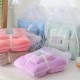 Stripped coral velvet solid towels, soft and absorbent, promotional logos for return gifts, daily necessities delivery Stripped coral velvet solid towels, soft and absorbent, promotional logos for return gifts, daily necessities delivery