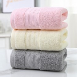 Pure cotton towels, wholesale gift towels with embroidered logos, for household use.