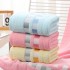 Manufacturer wholesale pure cotton bath towels, solid color, soft, absorbent, skin-friendly, daily use hotel gift with logo.