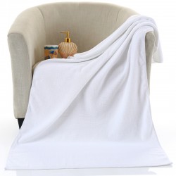 21-ply 500g pure cotton bath towels, hotel, beauty salon, and spa towels, with logo print.