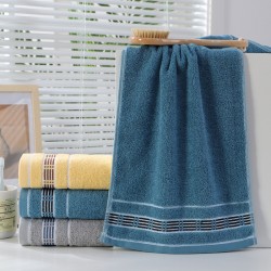 Cotton towels, wholesale gift towels with embroidered logos, checkered cotton towels.