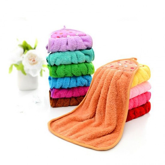 Manufacturer's wholesale coral Fleece hand towels, cartoon children's hand towels, kitchen hanging towels with logos Manufacturer's wholesale coral Fleece hand towels, cartoon children's hand towels, kitchen hanging towels with logos