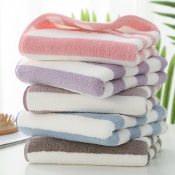 Factory wholesale warp-knitted high-density coral fleece towels with custom logos, gifts and promotional gifts for foreign trade