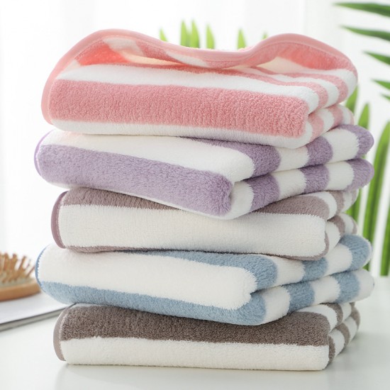 Factory wholesale warp-knitted high-density coral fleece towels with custom logos, gifts and promotional gifts for foreign trade Factory wholesale warp-knitted high-density coral fleece towels with custom logos, gifts and promotional gifts for foreign trade