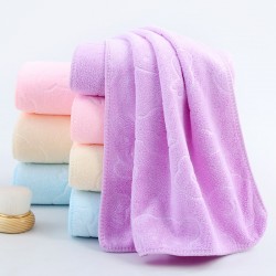 350 square meter, microfiber embossed bear towel, absorbent, skin-friendly, face wash towel, hand towel, labor protection, daily use