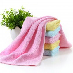 Children's towels, bamboo charcoal fiber children's face towels, wholesale, supermarket daily necessities gifts, bamboo fiber children's towels.