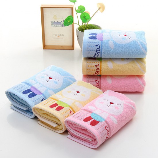 Cotton towel manufacturer, 32-ply cartoon rabbit face towels, wholesale gift towels. Cotton towel manufacturer, 32-ply cartoon rabbit face towels, wholesale gift towels.