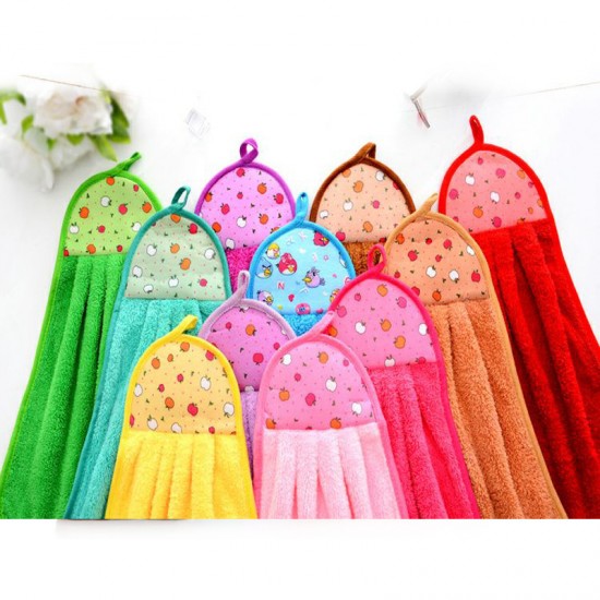 Manufacturer's wholesale coral Fleece hand towels, cartoon children's hand towels, kitchen hanging towels with logos Manufacturer's wholesale coral Fleece hand towels, cartoon children's hand towels, kitchen hanging towels with logos