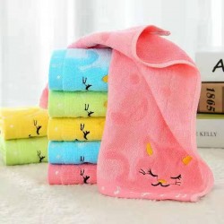 Pure cotton bamboo fiber children's face towels for wholesale, supermarket daily necessities gifts, kapok children's towels.