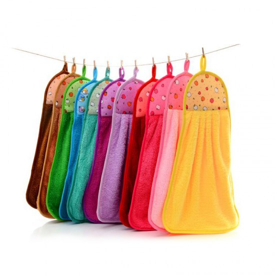 Manufacturer's wholesale coral Fleece hand towels, cartoon children's hand towels, kitchen hanging towels with logos Manufacturer's wholesale coral Fleece hand towels, cartoon children's hand towels, kitchen hanging towels with logos