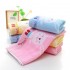 Cotton towel manufacturer, 32-ply cartoon rabbit face towels, wholesale gift towels.