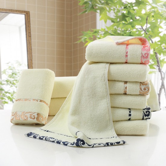Gaoyang manufacturer wholesale untwisted pure cotton face towels, supermarket gifts, and advertising towels with logo.